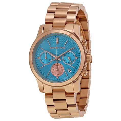 ladies michael kors runway chronograph watch mk6164|Michael Kors Runway Rose Gold.